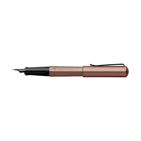 Whether you're writing the perfect novel, penning a valentine to your sweetheart, or jotting down the notes to a new tune, HEXO will help you bring your creativity to life!

Hexagonal barrel and cap made of anodized aluminum. Cap, with a metal clip pulls off and posts on the back end while writing. With or without the cap, the pen has a balanced weight. The ergonomically shaped grip zone allows for comfortable writing and is suitable for right and left-handed users.