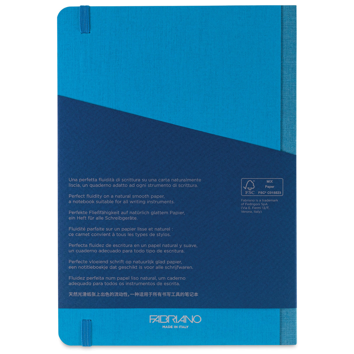 Ecoqua Plus by Fabriano is a collection of notebooks designed to accompany you every day, withstanding prolonged use. These notebooks open perfectly, allowing you to comfortably write on every page, right down to the last. Entirely made in Italy, they use the best raw materials and are produced with renewable energy, demonstrating a concrete commitment to sustainability.