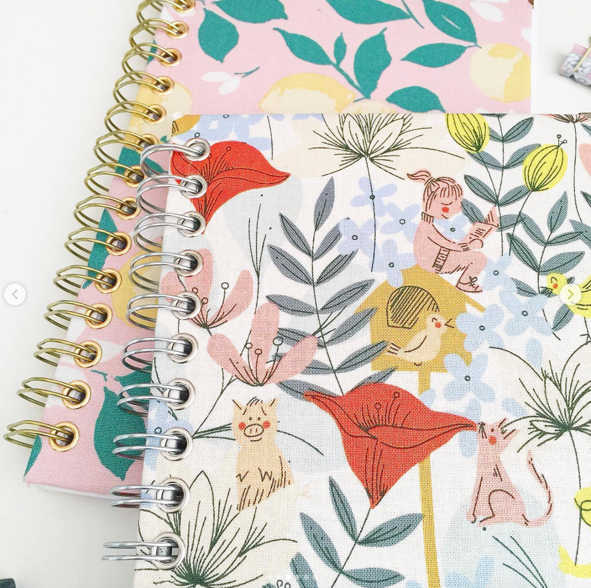 Fabric Coil-bound Journals with Dorkys Ramos