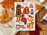 Fall Hygge Sticker Sheet