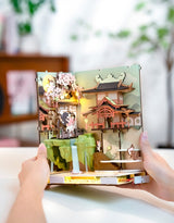 Falling Sakura Book Nook Kit Diy Miniature House
