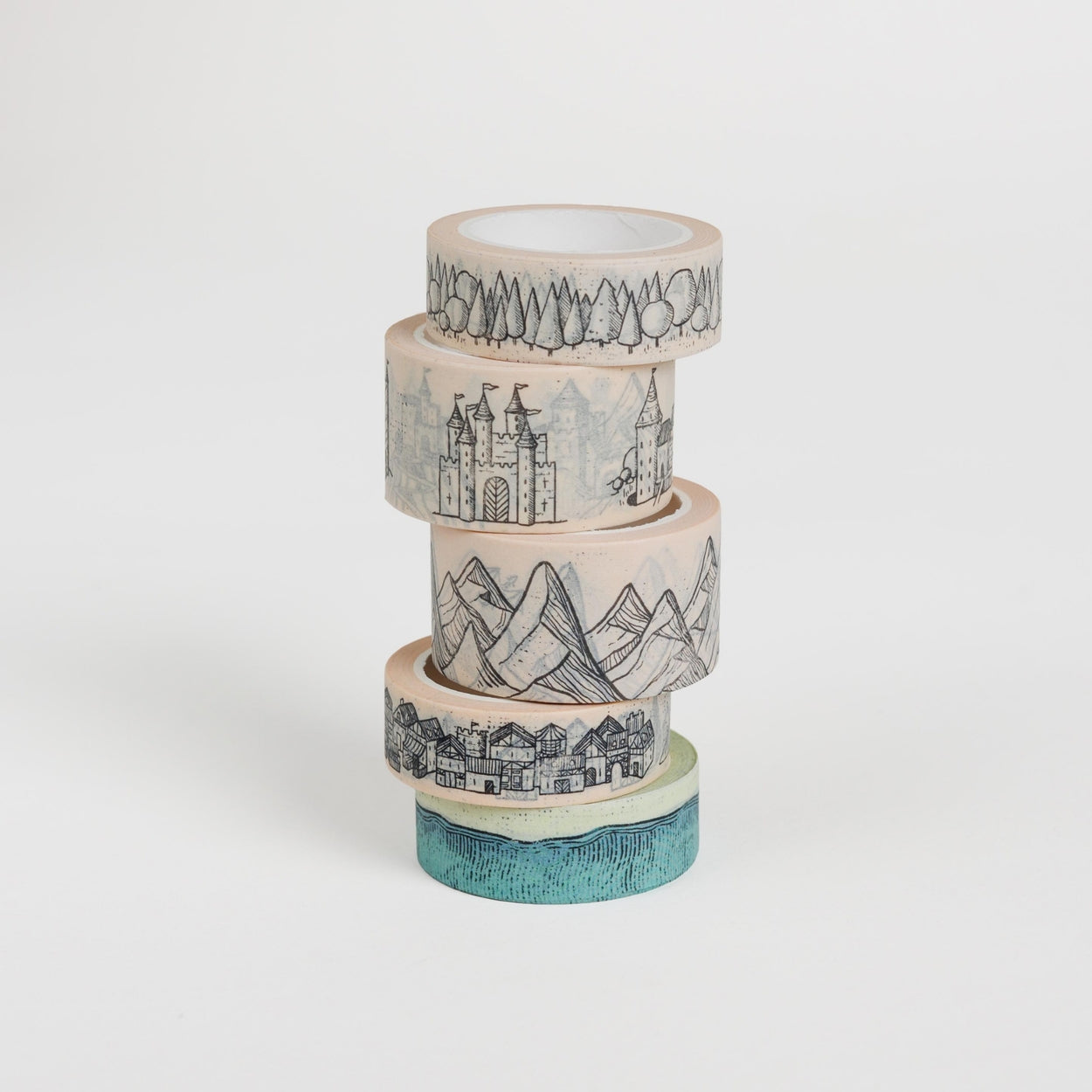 Kingdom of Threads - Fantasy Forest Washi Tape - Mapmaker Series
