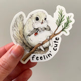 Feelin' Cute Squirrel Sticker
