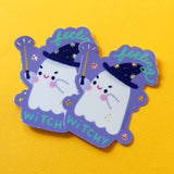 Feeling Witchy Ghost Sticker