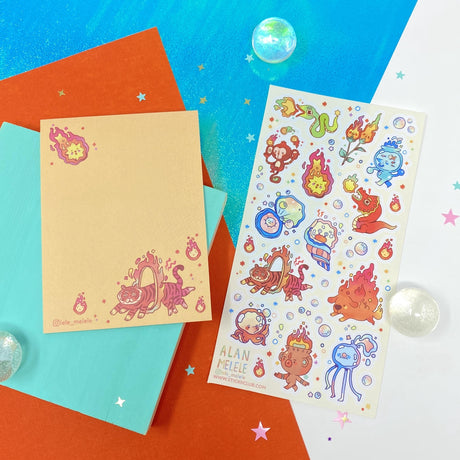 STICKII Fire & Water Sticker Sheet