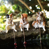 These figures are of cats sitting on a fishing line. They are sitting on the fishing line, looking at the line and relaxing.

Lineup (5 Variants):

Scottish Fold
Calico Cat
Norwegian Forest Cat
Munchkin
Mix