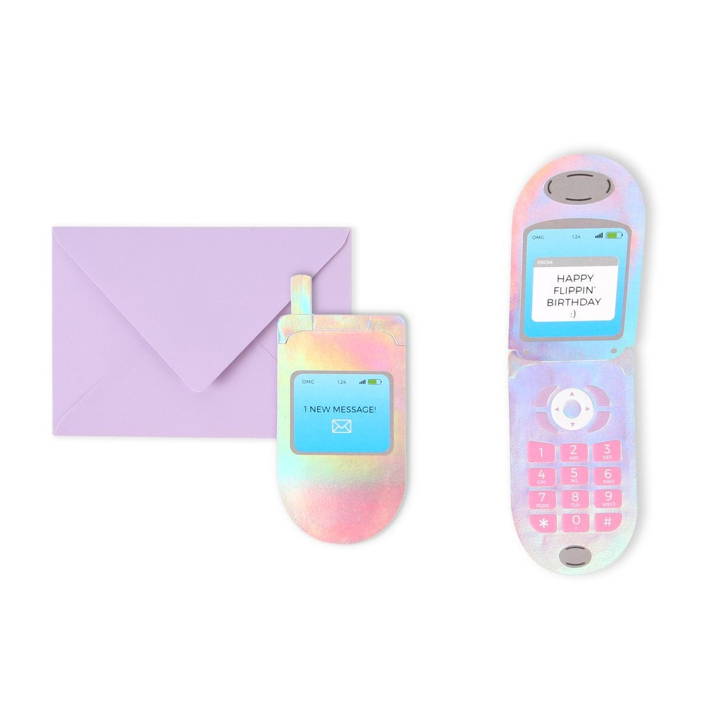 Flip Phone Pop-up Card