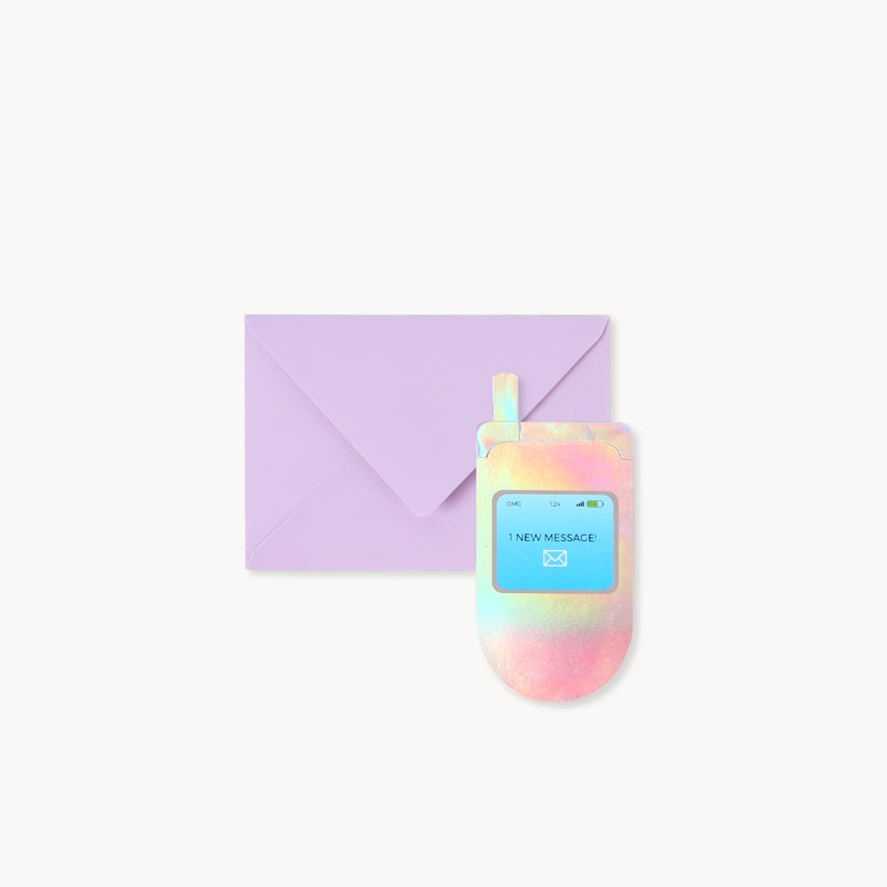 Flip Phone Pop-up Card