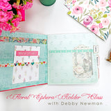 Floral Ephemera Holder Class with Debby Newman at Little Craft Place