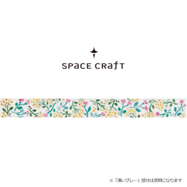 Floral Clear Washi Tape