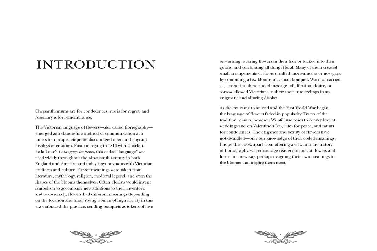 Floriography By Jessica Roux