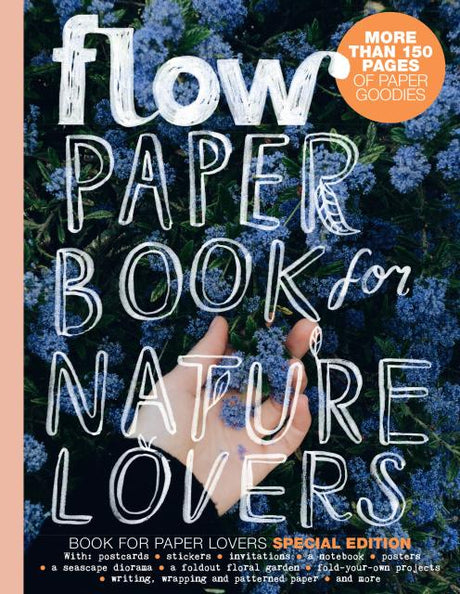 From the creators of Flow magazine, the Paper Book for Nature Lovers is a stationery enthusiast’s dream, brimming from cover to cover with beautiful paper and Flow’s signature goodies—all inspired by the natural world.

Nature is full of patterns, colors, and shapes. So, naturally, this Paper Book for Nature Lovers is too. A nice big book full of patterns and illustrations by talented artists including Lotte Dirks, Jennifer Orkin Lewis, and Deborah van der Schaaf.&nbsp;The contents range from stationery to 