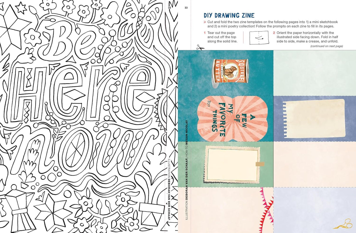 There's a colorfully illustrated, brand-new surprise on every page!

The newest book in Flow Magazine’s creativity series for kids, The Kids' Book of Craft Love is filled to the brim with engaging activities that invite the reader (ages 7 &amp; up) to tear out pages, cut and paste, assemble, sticker, build, and turn the two-dimensional sheets into three-dimensional wonders. Cut and fold a paper pencil pouch to hold all your art utensils. Fold a DIY adventure log notebook to take on your next adventure. Loop