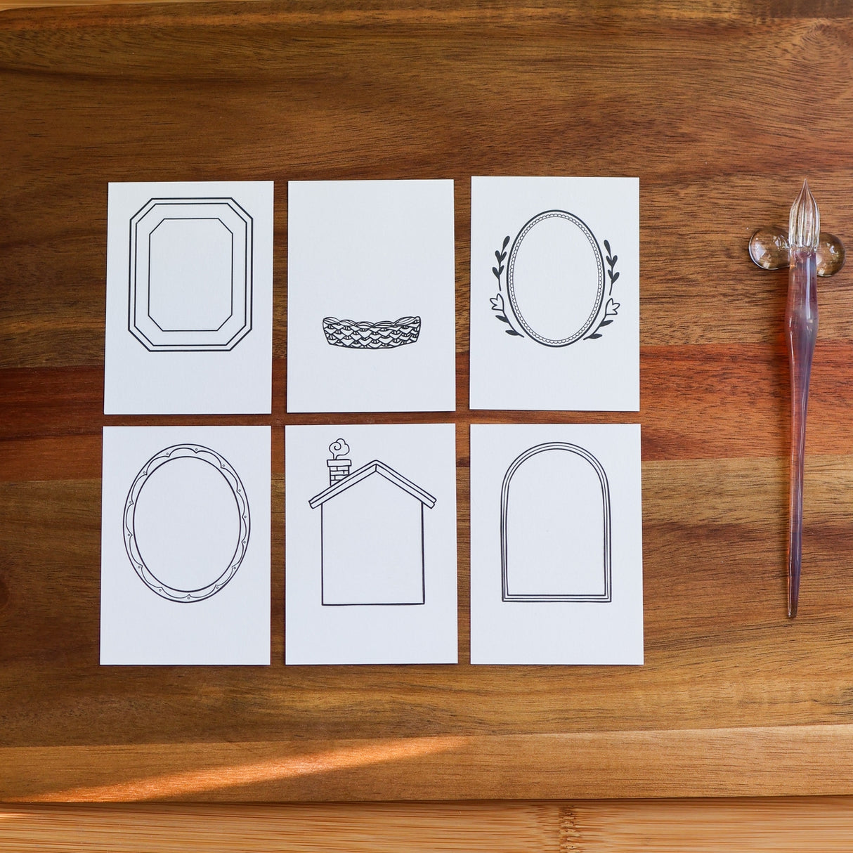 Thousand Skies Flower Tales Ink Cards