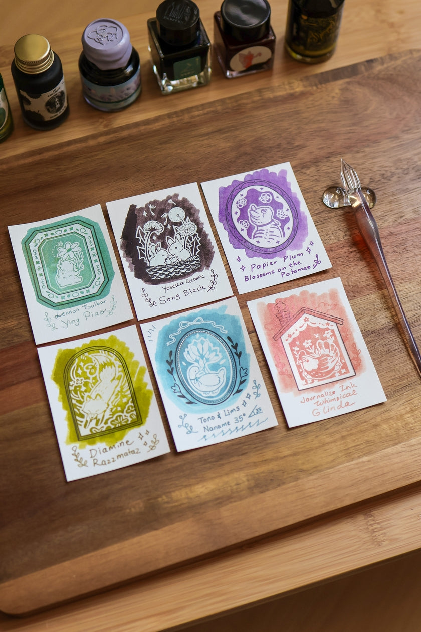 Thousand Skies Flower Tales Ink Cards