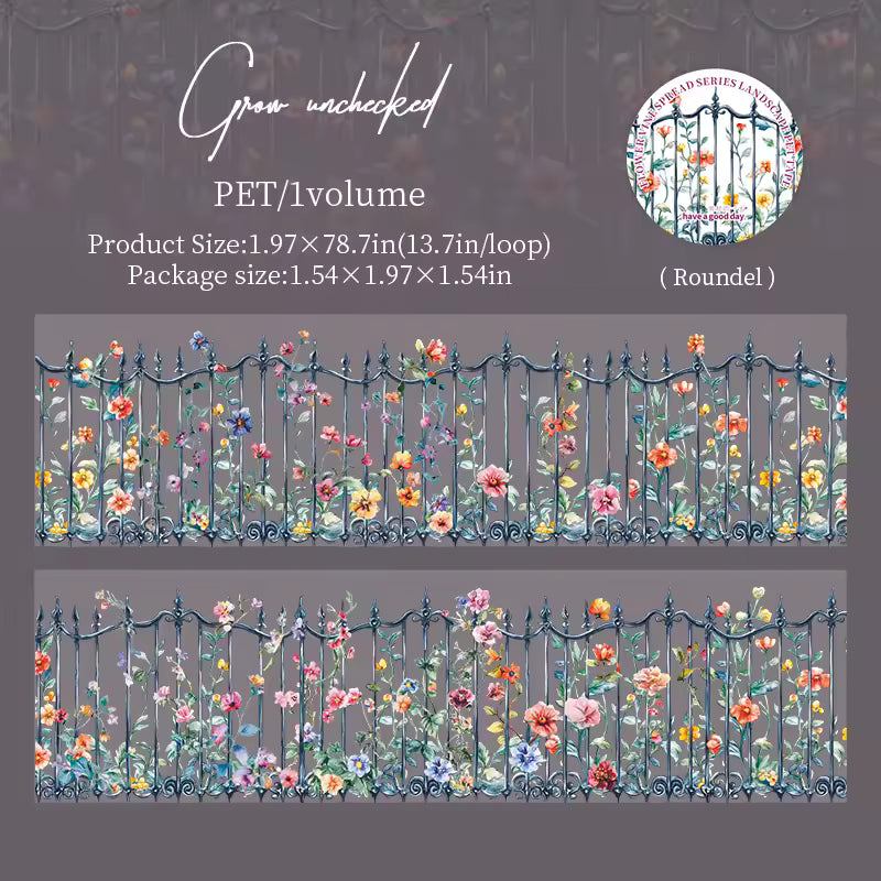 Add a cozy touch to your crafts with the Flower Vine Spread Landscape Series Kiss Cut PET Tape. Each kiss‑cut piece is easy to peel and perfect for decorating journals, planners, pen‑pal letters, scrapbooks, and gifts. The soft floral themed motifs give your pages a gentle, delicate touch of nature that feels both bright and calming.