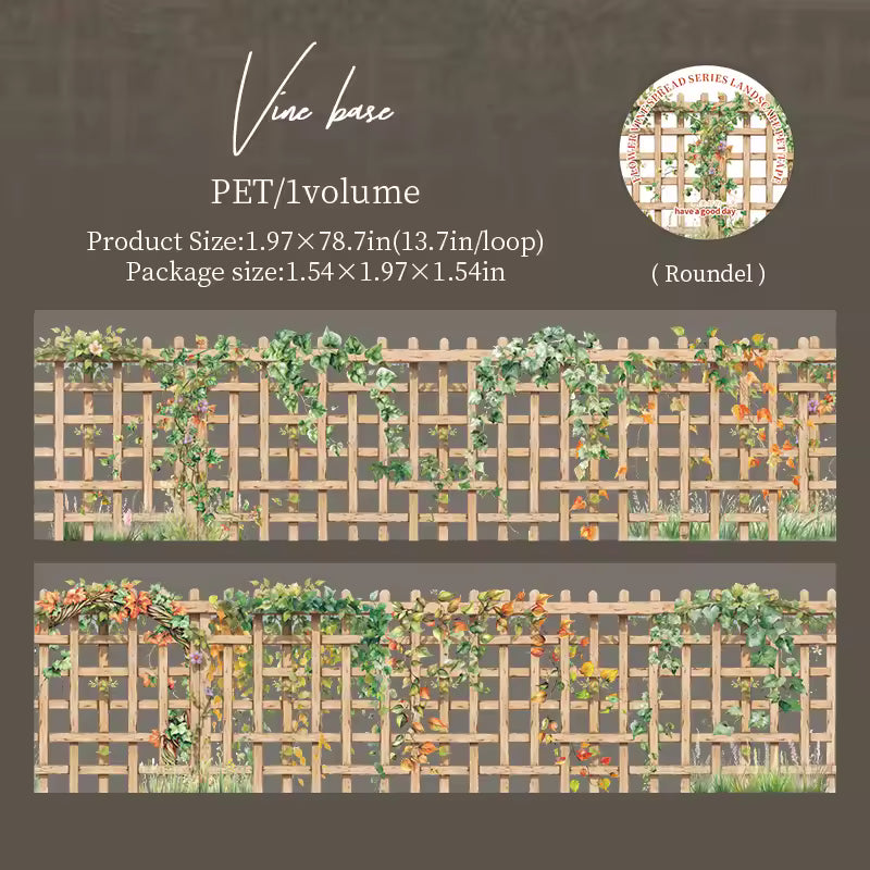 Add a cozy touch to your crafts with the Flower Vine Spread Landscape Series Kiss Cut PET Tape. Each kiss‑cut piece is easy to peel and perfect for decorating journals, planners, pen‑pal letters, scrapbooks, and gifts. The soft floral themed motifs give your pages a gentle, delicate touch of nature that feels both bright and calming.