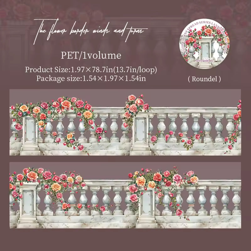 Add a cozy touch to your crafts with the Flower Vine Spread Landscape Series Kiss Cut PET Tape. Each kiss‑cut piece is easy to peel and perfect for decorating journals, planners, pen‑pal letters, scrapbooks, and gifts. The soft floral themed motifs give your pages a gentle, delicate touch of nature that feels both bright and calming.