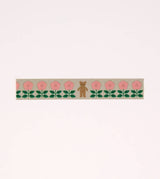 Flower and Bear Washi Tape - Grey