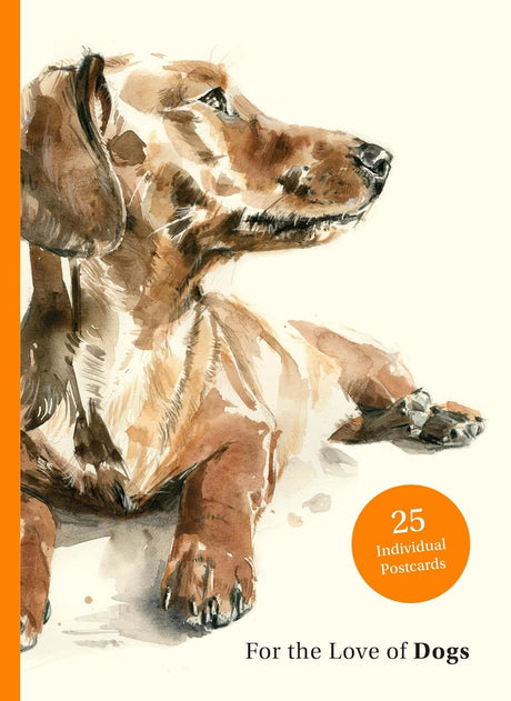 25 postcards featuring artwork from The Book of Dog Poems illustrated by Sarah Maycock. Features the canine companions inspired by the poems of William Wordsworth, Rudyard Kipling, Emily Dickinson and Thomas Hardy among others, alongside short quotations from the works on the back. Beautifully packaged in a paperback case. Each card has space on the back for your personal message.