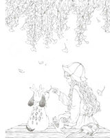 Forest Girl's Coloring Book