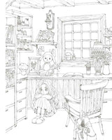 Forest Girl's Coloring Book