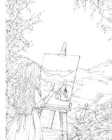 Forest Girl's Coloring Book