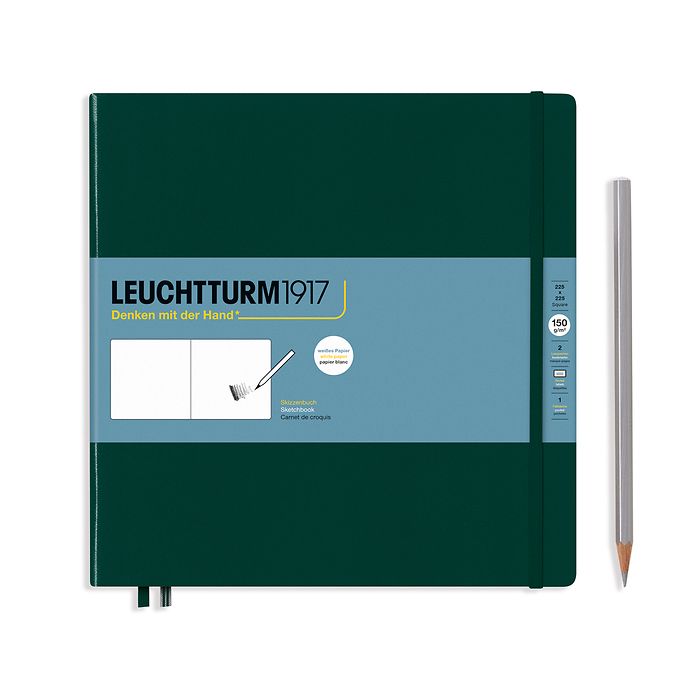 Leuchtturm1917 Forest Green Square Hardcover Sketchbook