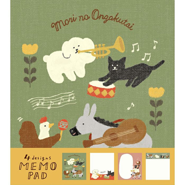Forest Music Band Memo Pad