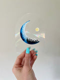 Forest On the Moon Suncatcher Decal