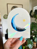Forest On the Moon Suncatcher Decal