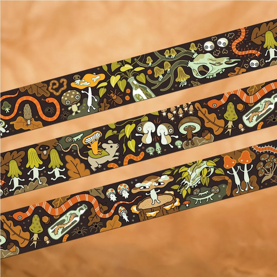 Printed paper tape, perfect for any time you’d use regular tape, only cuter! Use it in planners, journals, scrapbooks, or for sealing and decorating mail. Easily peels off and leaves minimal residue on most surfaces. A perfect gift for the stationery lover in your life - or you!

Original design by Erin Kubo

Dimensions: 20mm x 10m