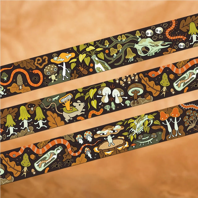 Printed paper tape, perfect for any time you’d use regular tape, only cuter! Use it in planners, journals, scrapbooks, or for sealing and decorating mail. Easily peels off and leaves minimal residue on most surfaces. A perfect gift for the stationery lover in your life - or you!

Original design by Erin Kubo

Dimensions: 20mm x 10m