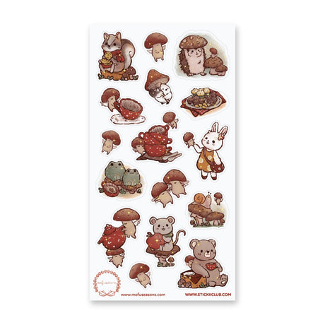 If you venture deep enough into the forest, you’ll find these little winged mushrooms! They love a good cuppa of whatever passes for tea in the forest, and know all the best mushroom caps to drink from. 🍄 
Art by: @mofuseasons