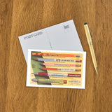 Elevate your inventory with this classic 3.5" x 5.5" postcard featuring an image from our Literature & Letters collection titled Varieties of Pencils.