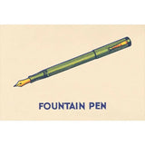 Elevate your inventory with this classic 3.5" x 5.5" postcard featuring an image from our Kid Stuff collection titled Fountain Pen. It captures a nostalgic, vintage-inspired aesthetic that customers love. Perfect for adding a charming, retro flair to your repertoire.

• Size: 3.5" × 5.5"

• Made in USA using biodegradable, recycled, and recyclable materials