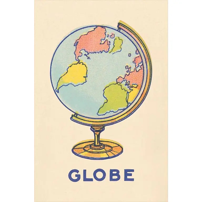 Found Image Press - Globe Postcard

Elevate your inventory with this classic 3.5" x 5.5" postcard featuring an image from our Kid Stuff collection titled Globe. It captures a nostalgic, vintage-inspired aesthetic that customers love. Perfect for adding a charming, retro flair to your repertoire.

• Size: 3.5" × 5.5"

• Made in USA using biodegradable, recycled, and recyclable materials