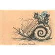 Elevate your inventory with this classic 3.5" x 5.5" postcard featuring an image from our Trade Cards collection titled Mice Riding Snail.

It captures a nostalgic, vintage-inspired aesthetic that customers love. Perfect for adding a charming, retro flair to your repertoire.