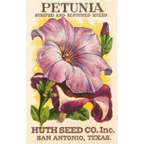 Elevate your inventory with this classic 3.5" x 5.5" postcard featuring an image from our Gardening collection titled Petunia Seed Packet.