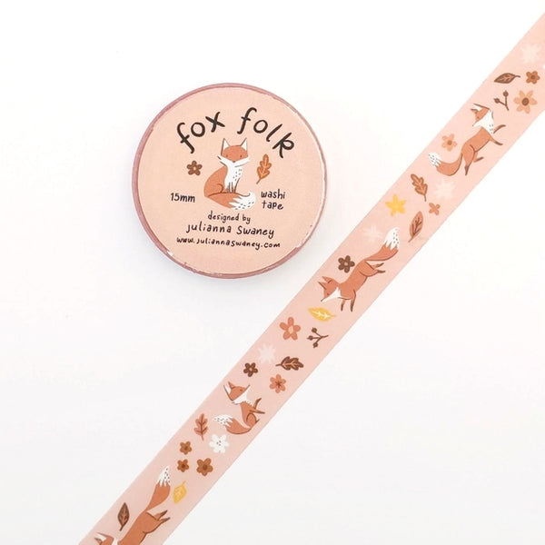 Fox Folk Washi Tape