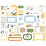 Winnie The Pooh Baby Frames & Tags - Echo Park Ephemera