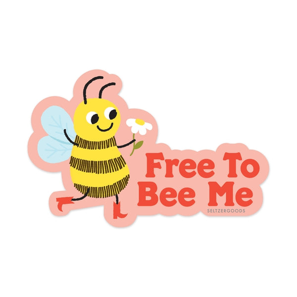 Free To Bee Me Sticker