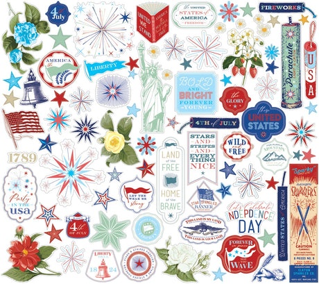 Fancy Pants Designs Freedom and Fireworks -Ephemera
