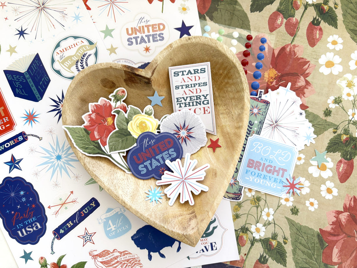 Fancy Pants Designs Freedom and Fireworks -Ephemera