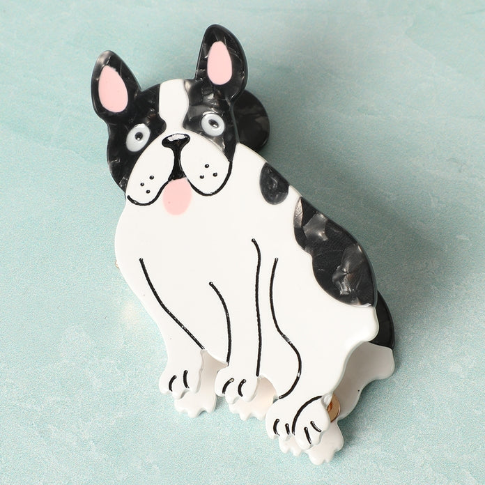 French Bulldog Small Hair Claw Clips