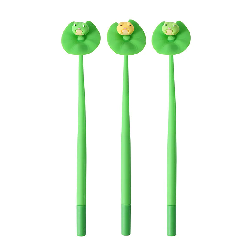 Frog Lily Wiggle Pad Gel Pen