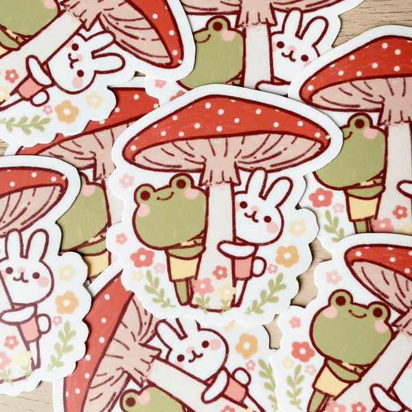 Frog & Rabbit Sticker