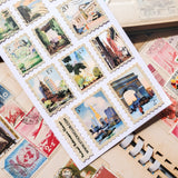 🏙🗽 Explore vintage NYC through these dreamy watercolor sticker stamps by artist Rachael Robinson Elmer. From snow-dusted Washington Square to sun-drenched harbor views, it’s a love letter to the Big Apple, one postage stamp at a time.