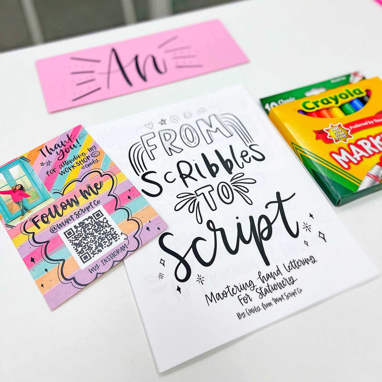 SOLD OUT! From Scribble to Script: Mastering Hand Lettering for Beginners with Emily Solis