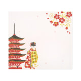 Japanese-style block memo boldly depicting Japanese landscapes. A design that stands out with vivid contrast. Of course, it can be used as a daily note, as well as a small gift card or message card. They're also appreciated as souvenirs for foreigners or as gifts from Japan!